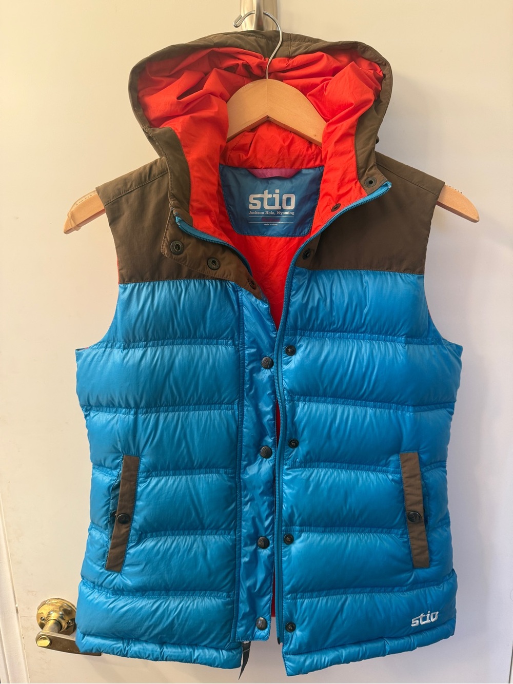 Stio Women’s Puffer Down Hooded Vest Medium
